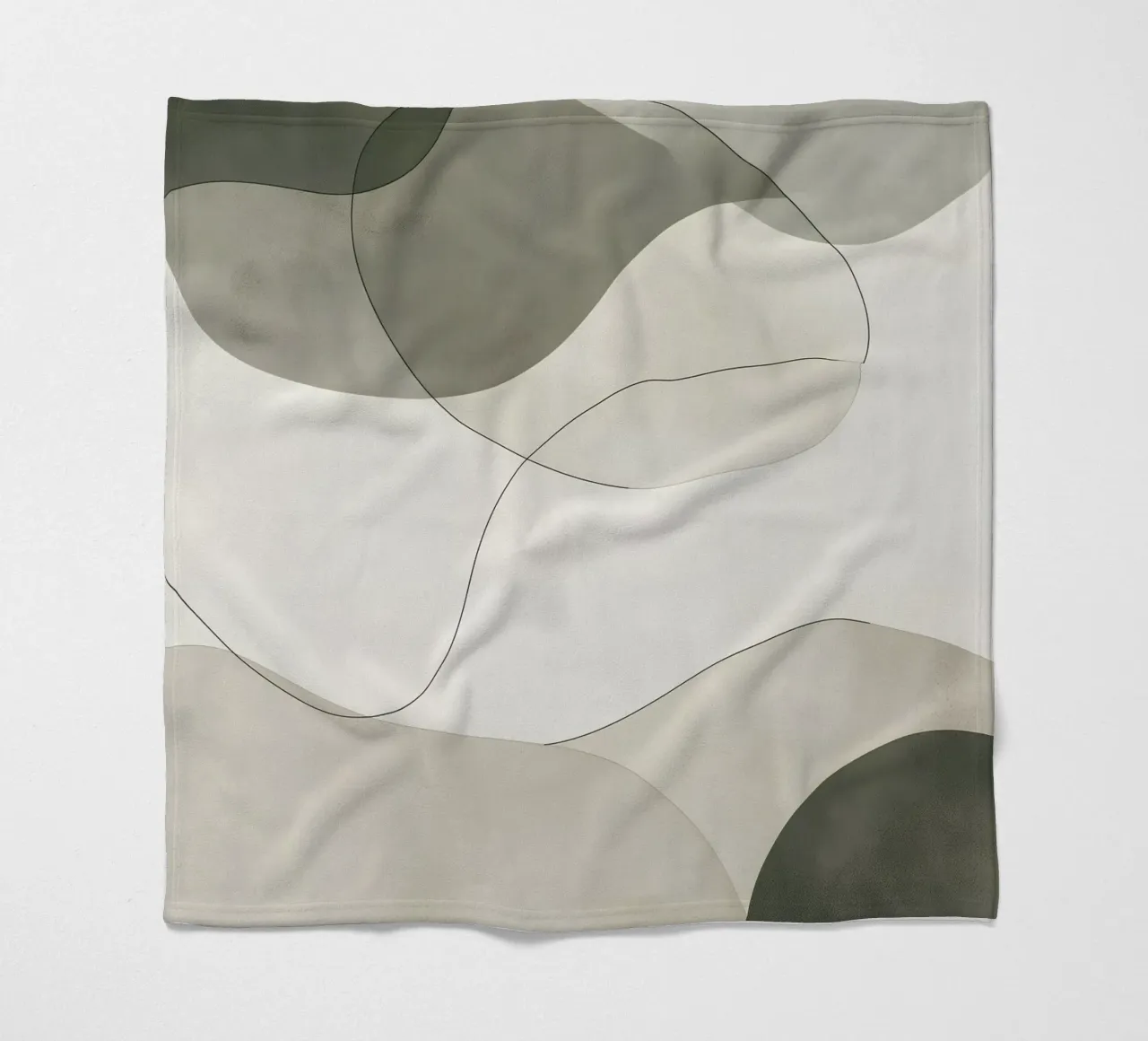 Forme morbide e verdi coperta in pile da LaylaOzHome