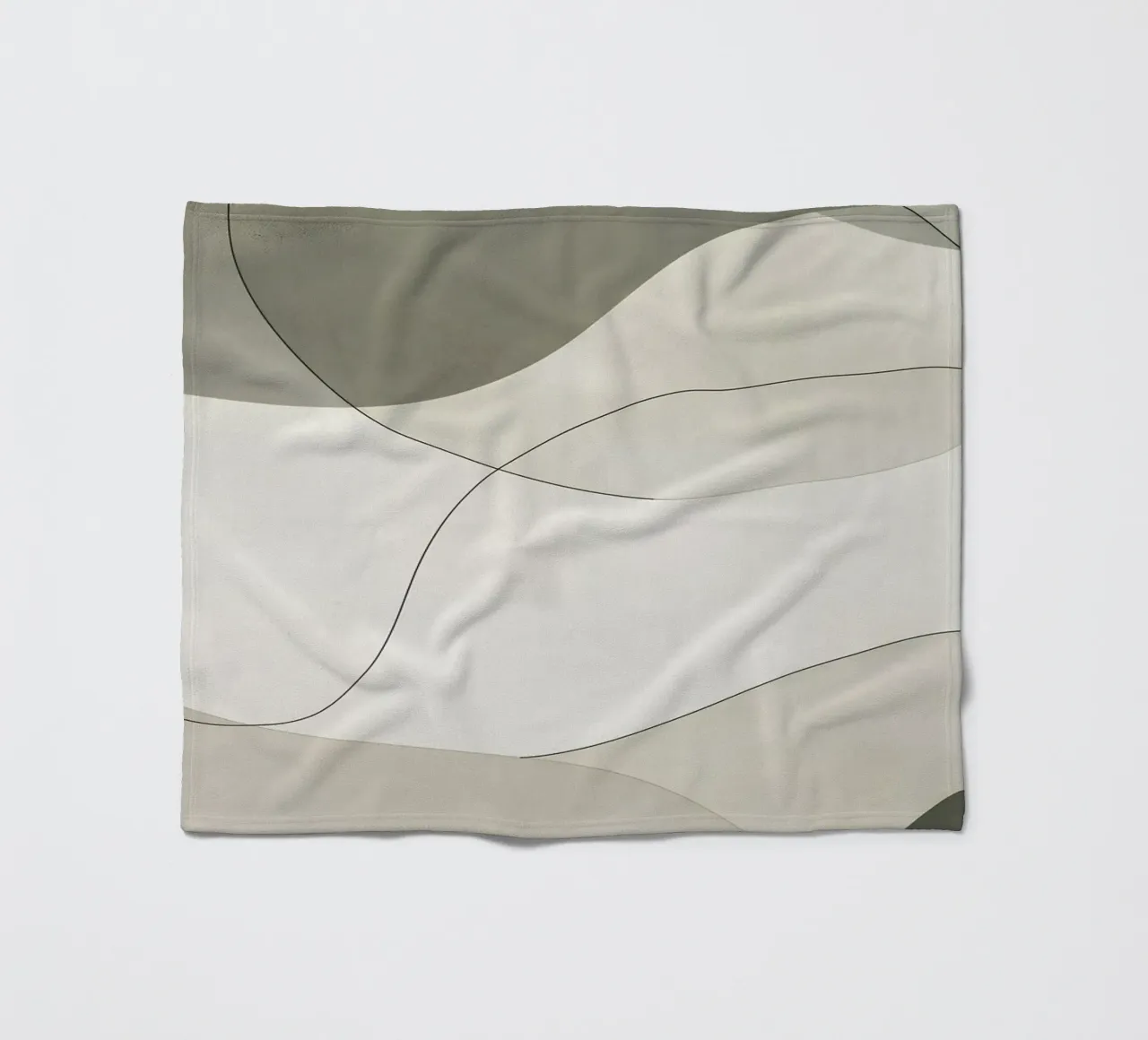 Forme morbide e verdi coperta in pile da LaylaOzHome
