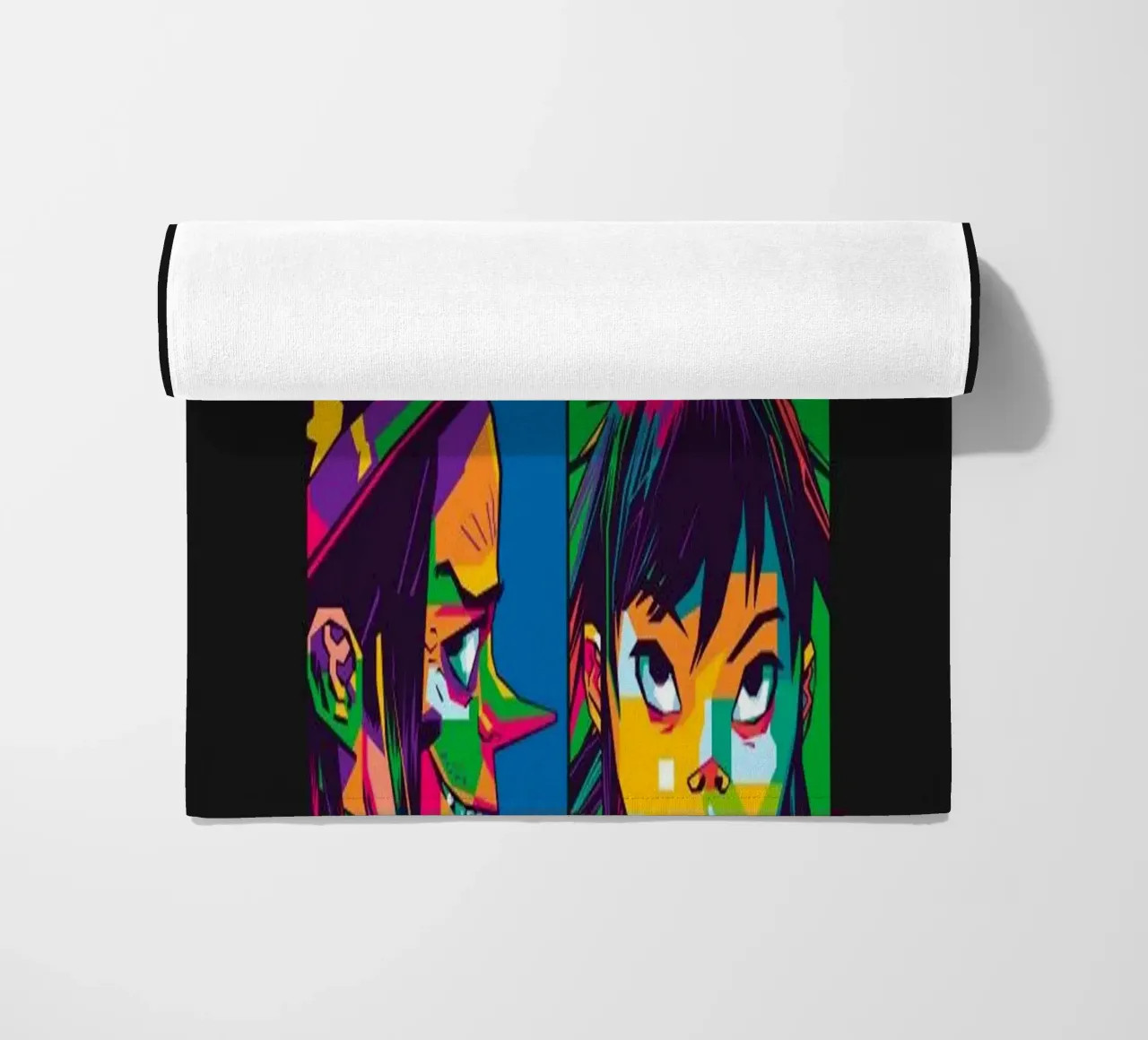 Rock band from england beach towel by Piere art Shops