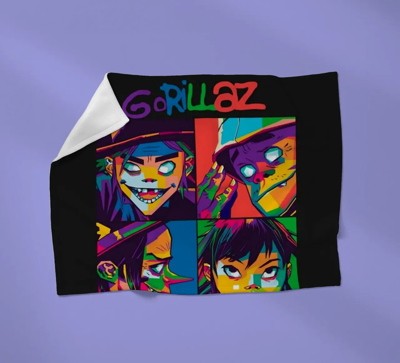 Rock band from england fleece blanket by Piere art Shops