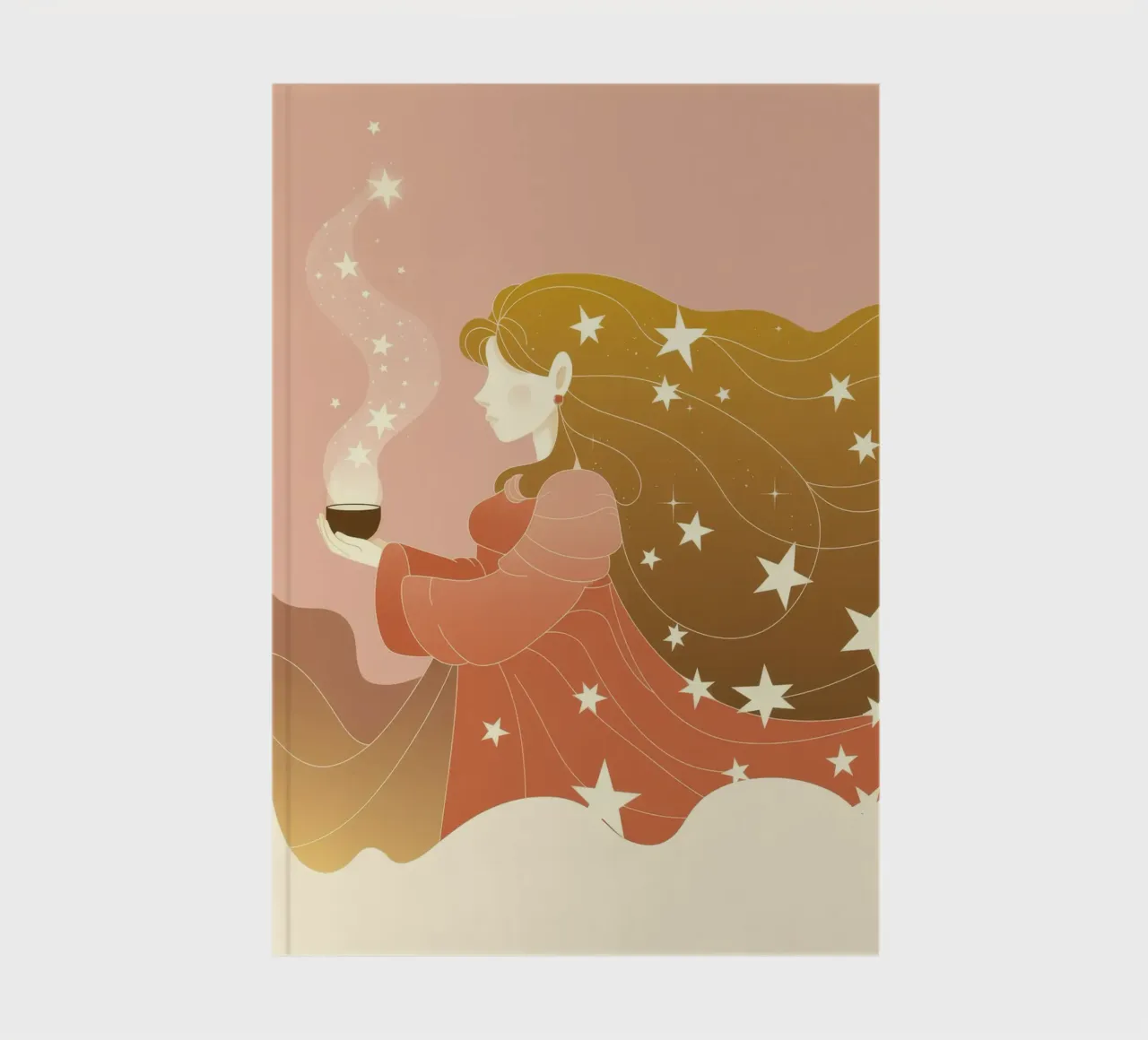 Celestial Serenity Glow notebook by Nebula Verse
