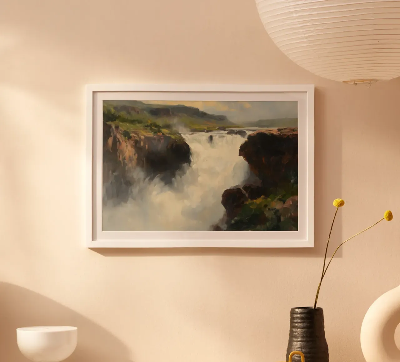 Cascata poster con telaio in alluminio da Art Center