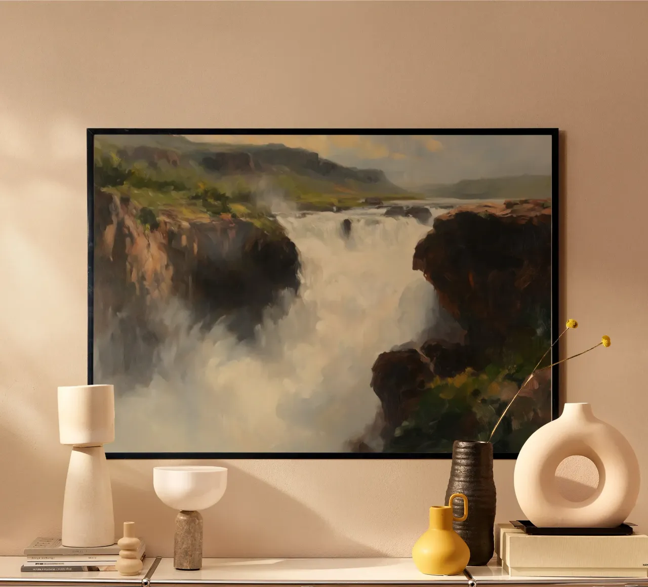 Cascata poster con telaio in alluminio da Art Center