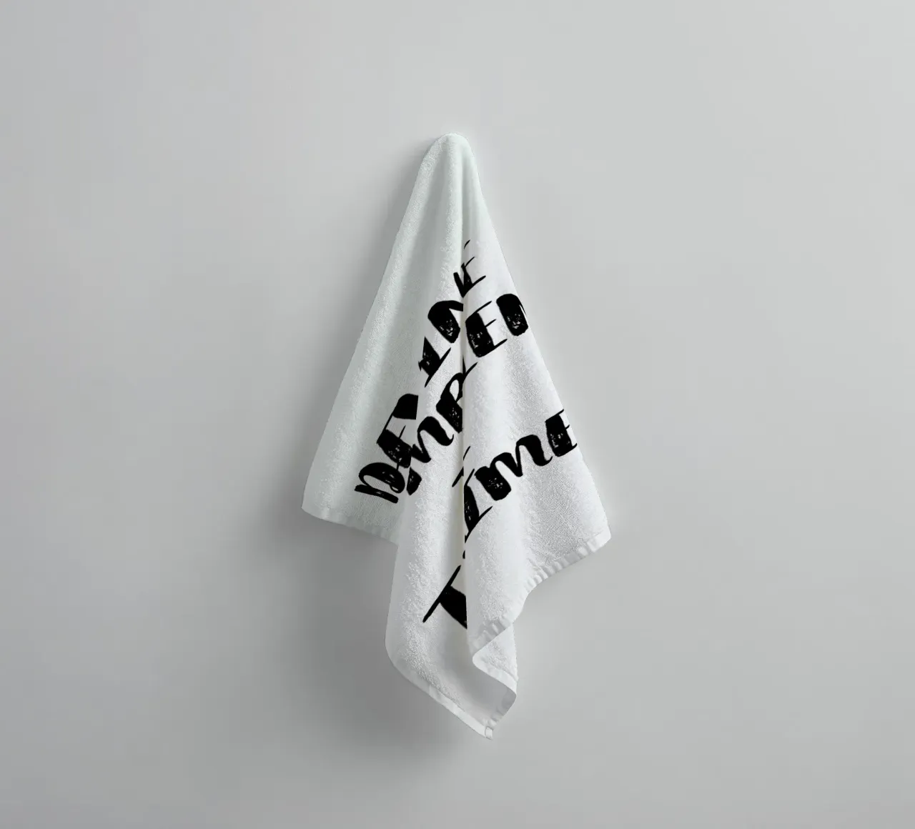 Devine combien je t'aime asciugamano da bagno da typed