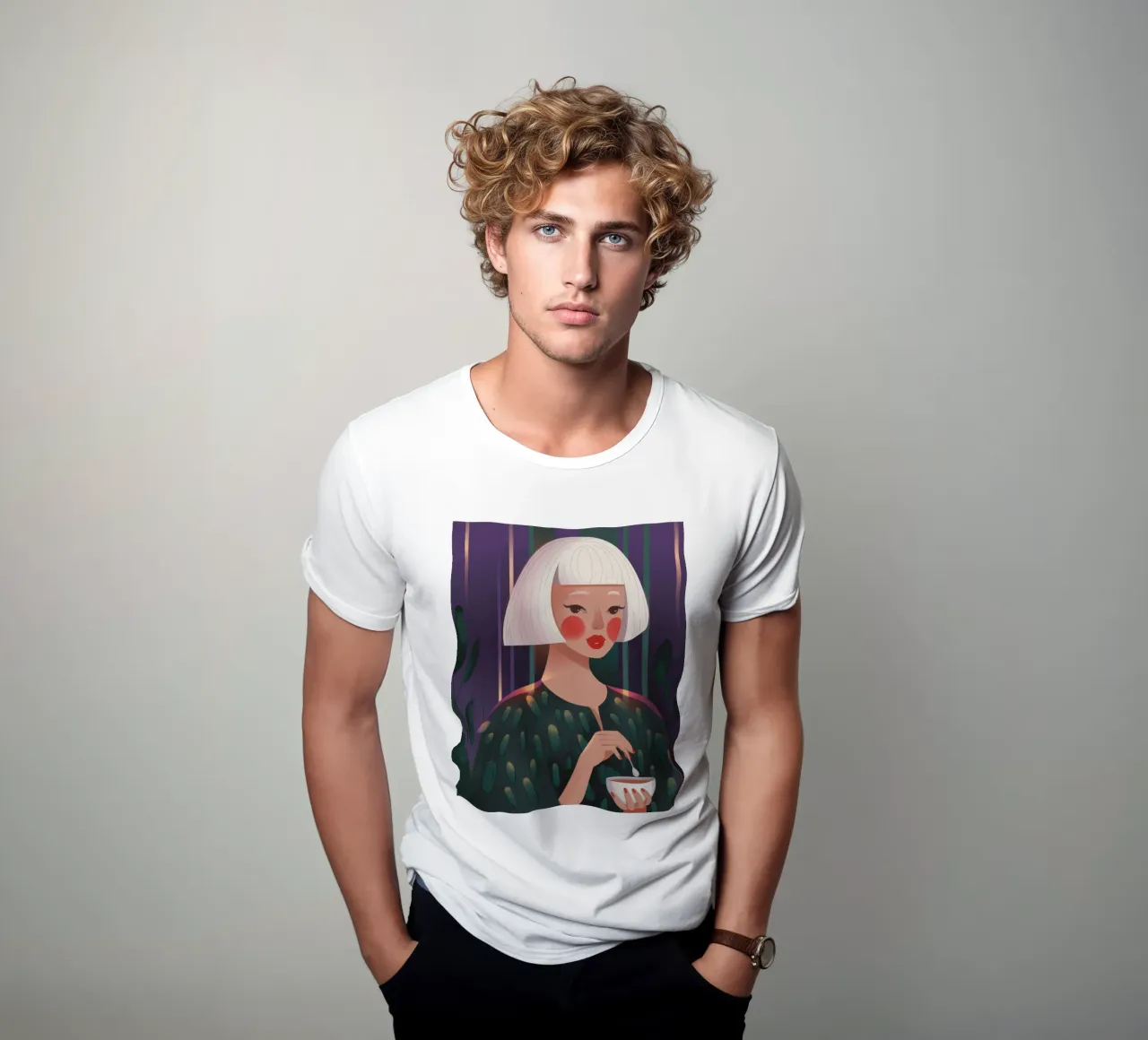 Contemplative Calm Aura t-shirt by Nebula Verse