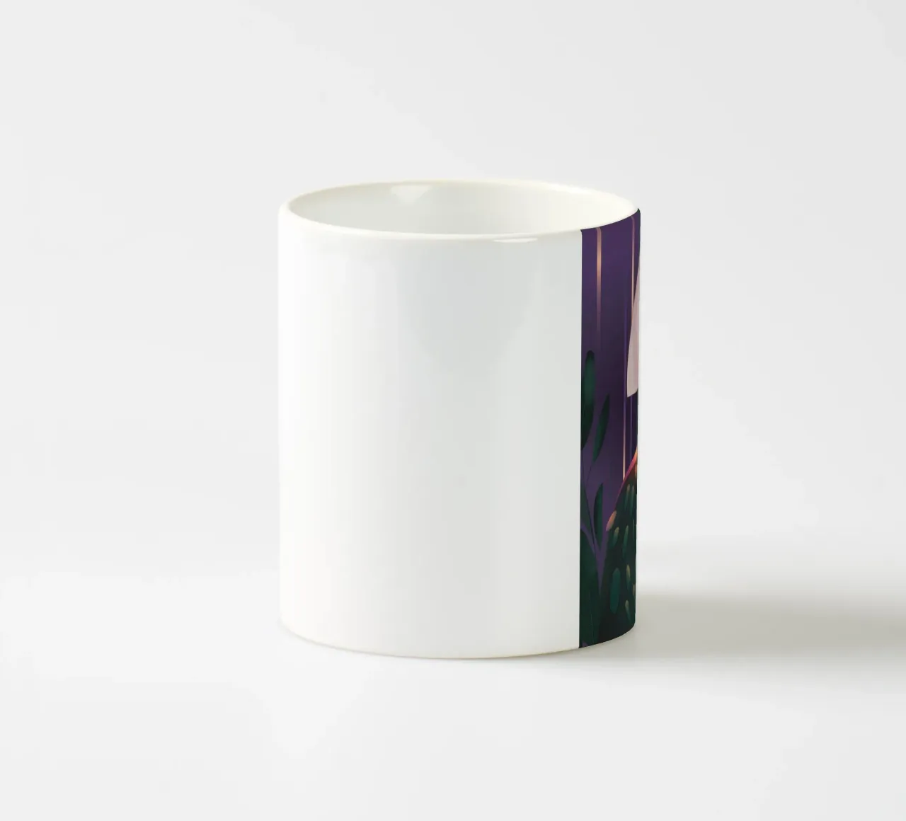 Aura di calma contemplativa tazza in ceramica da Nebula Verse