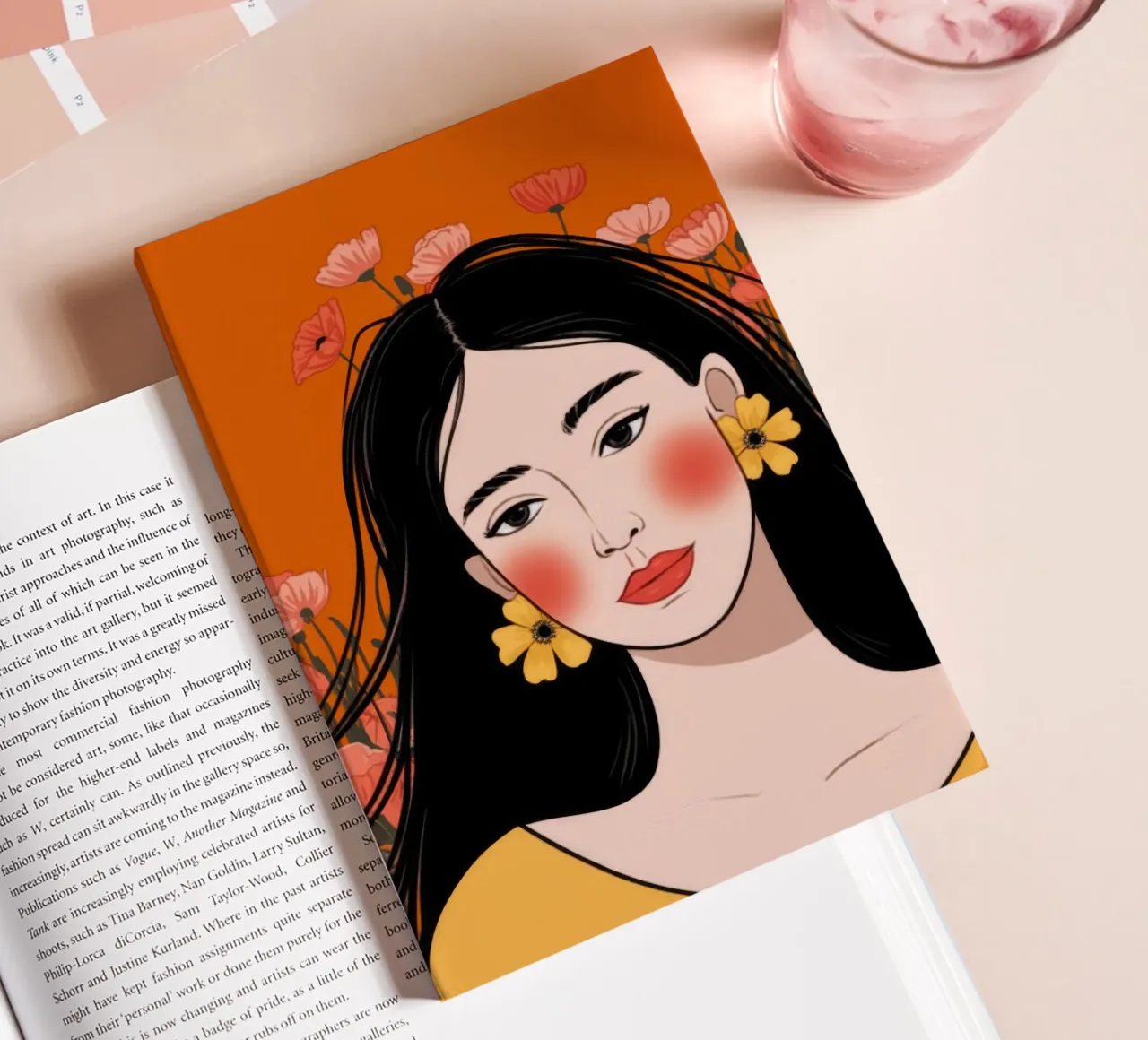 Retro Harmony Delight notebook by Nebula Verse