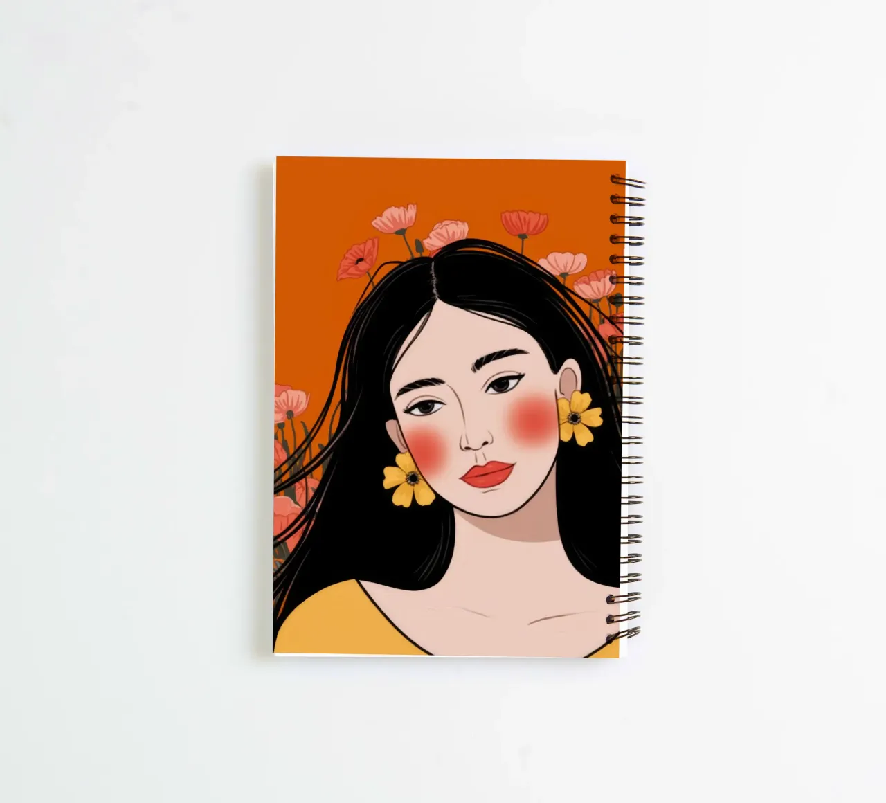 Retro Harmony Delight spiral notebook by Nebula Verse