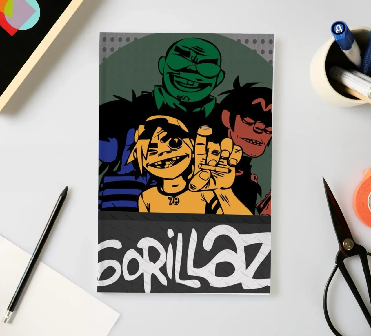 Famous rock band notebook by Piere art Shops