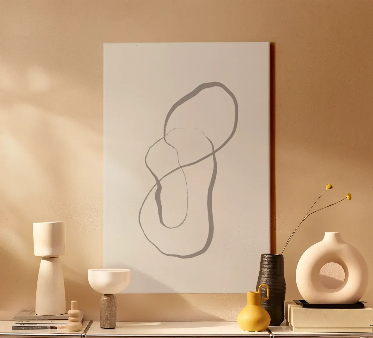 Wisp Of Smoke tela con Cornice a cassetta da Graphite