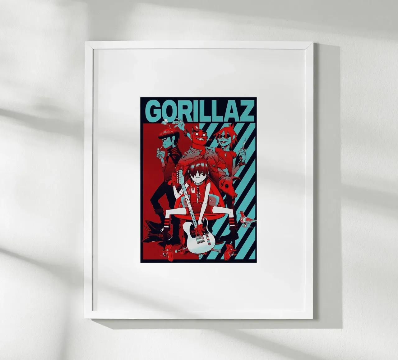 Groupe de rock esthétique poster de Piere art Shops