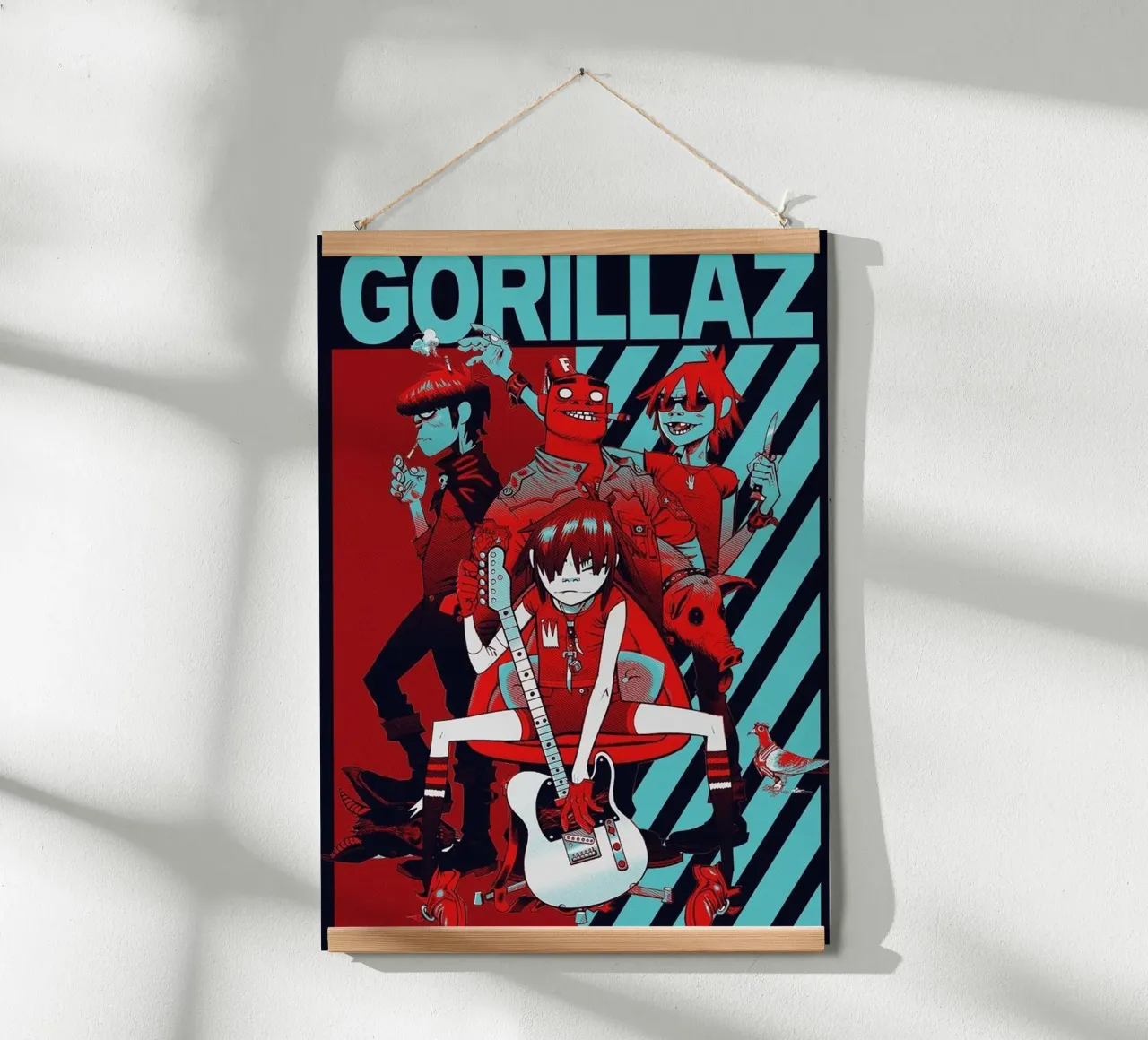 Groupe de rock esthétique poster de Piere art Shops