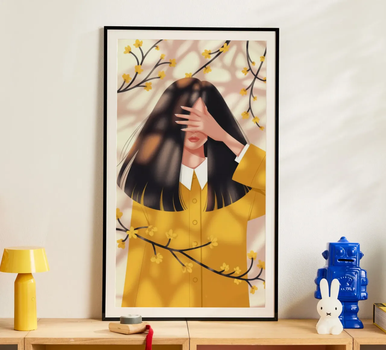 Riflesso nascosto Sussurro poster con telaio in plastica da Nebula Verse