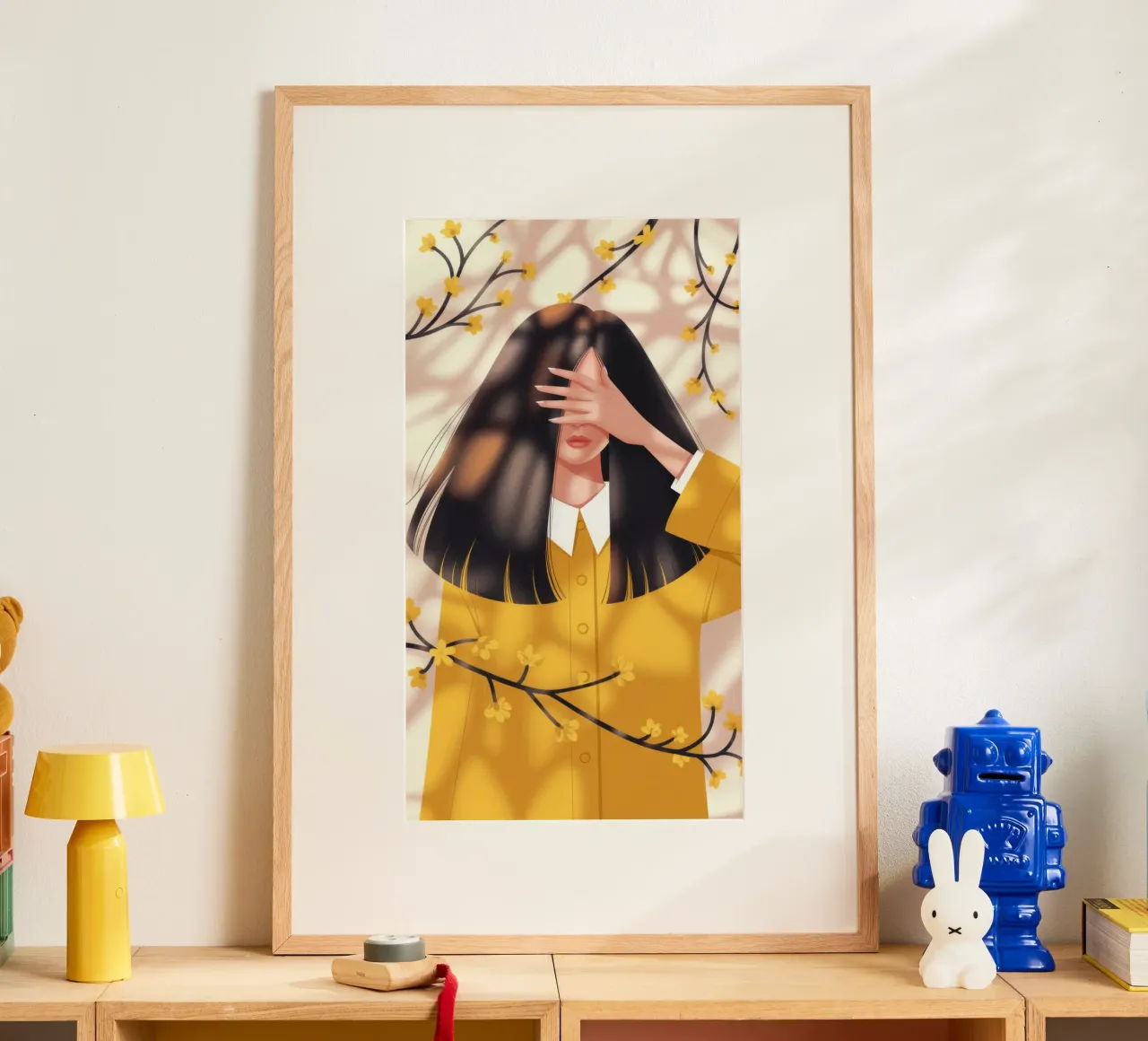 Riflesso nascosto Sussurro poster con telaio in plastica da Nebula Verse