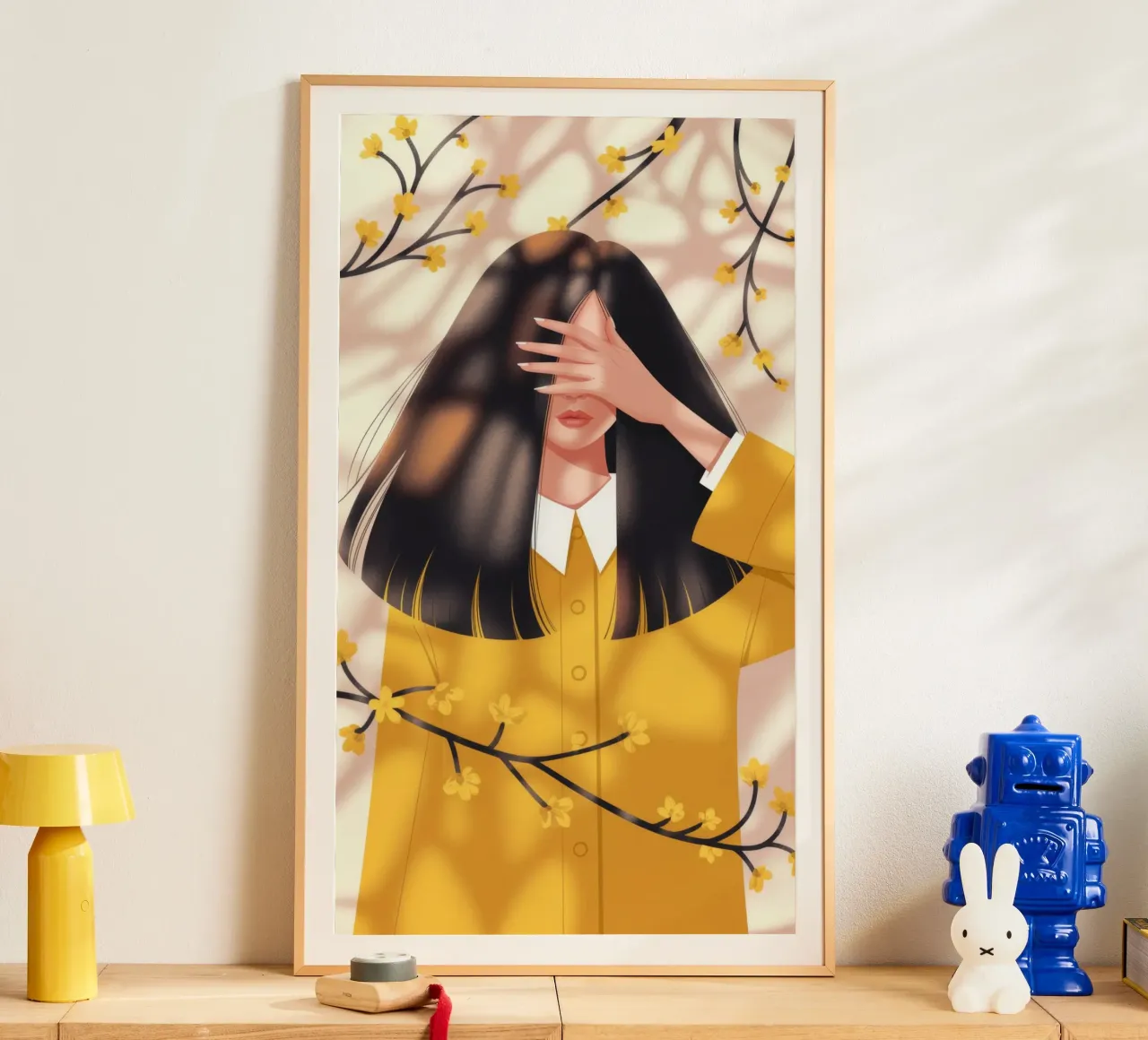 Riflesso nascosto Sussurro poster con telaio in plastica da Nebula Verse
