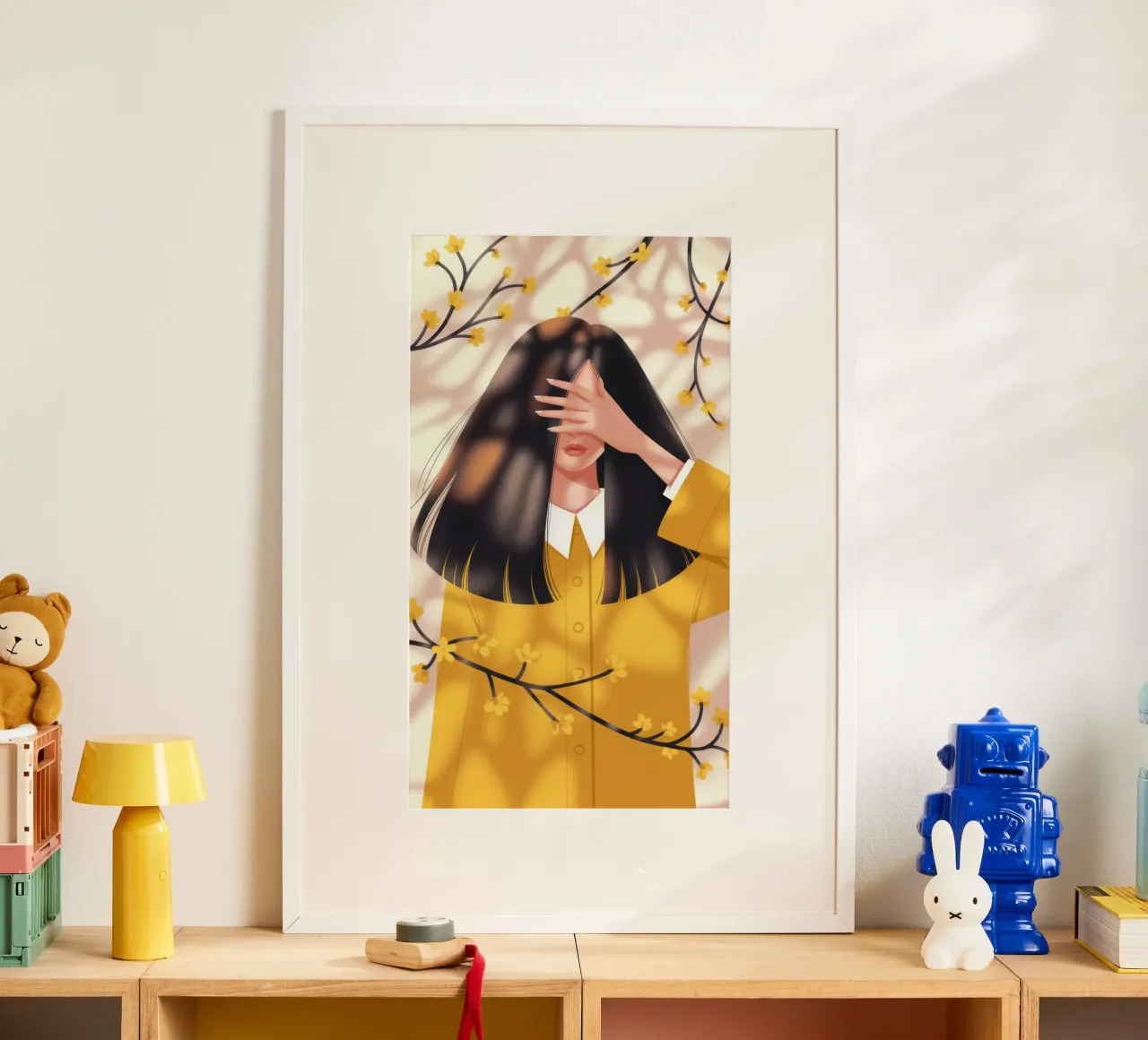 Riflesso nascosto Sussurro poster con telaio in plastica da Nebula Verse