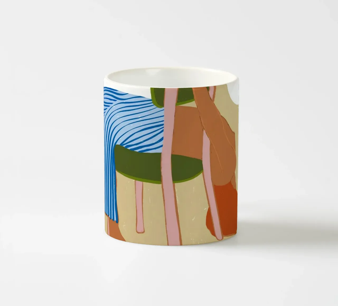 Smoking Up Clouds Eccentrico Weekend Vibes Hippie Boho Concept tazza in ceramica da 83oranges
