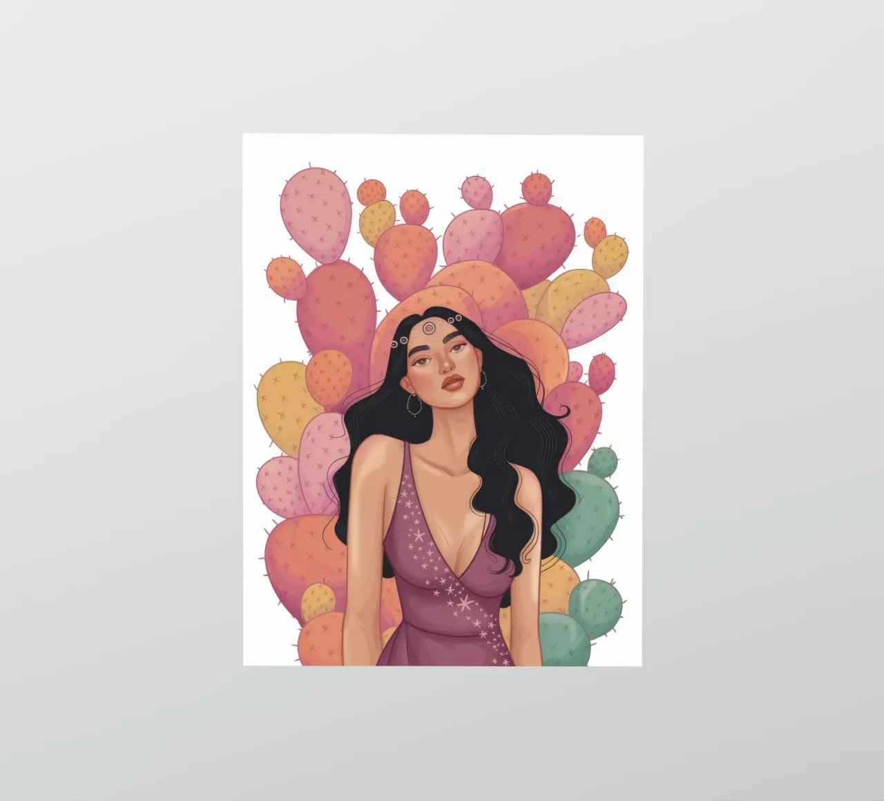 Cactus Allure Majesty sticker by Nebula Verse