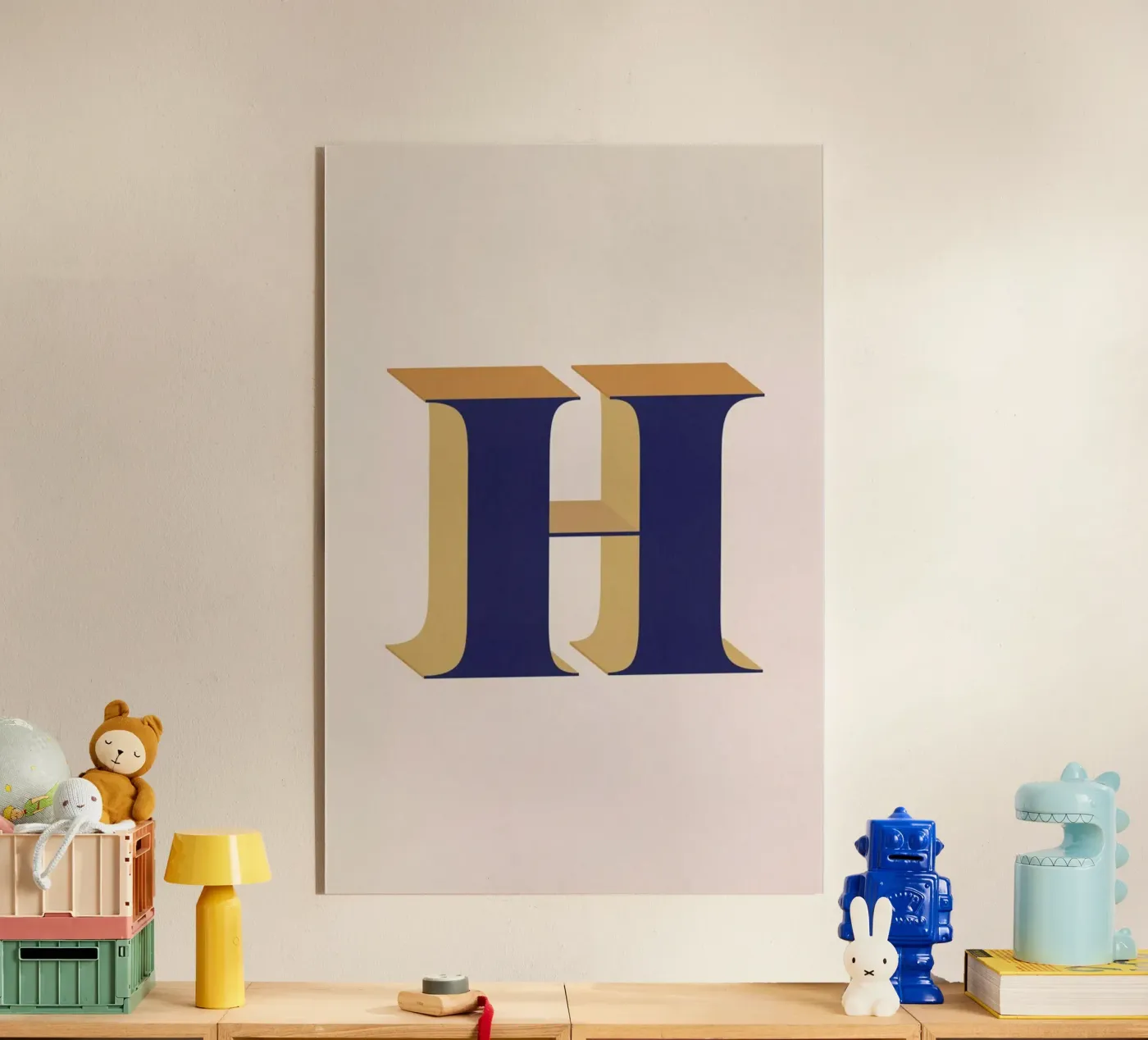 Blue H acryl van daylight design studio