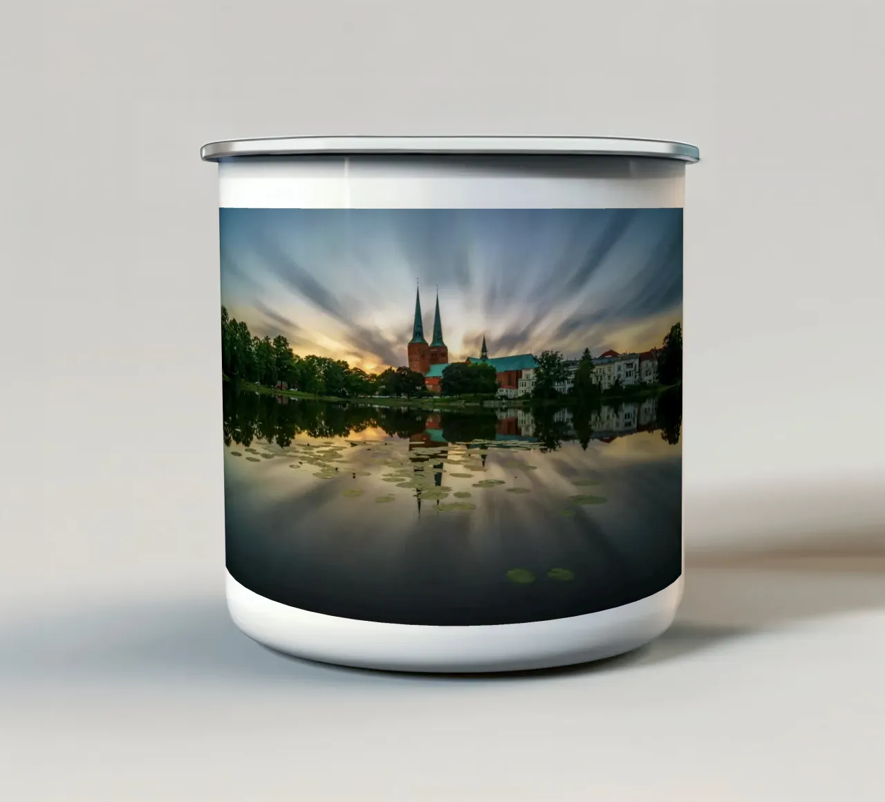 città natura 14 tazza in smalto da Bttn