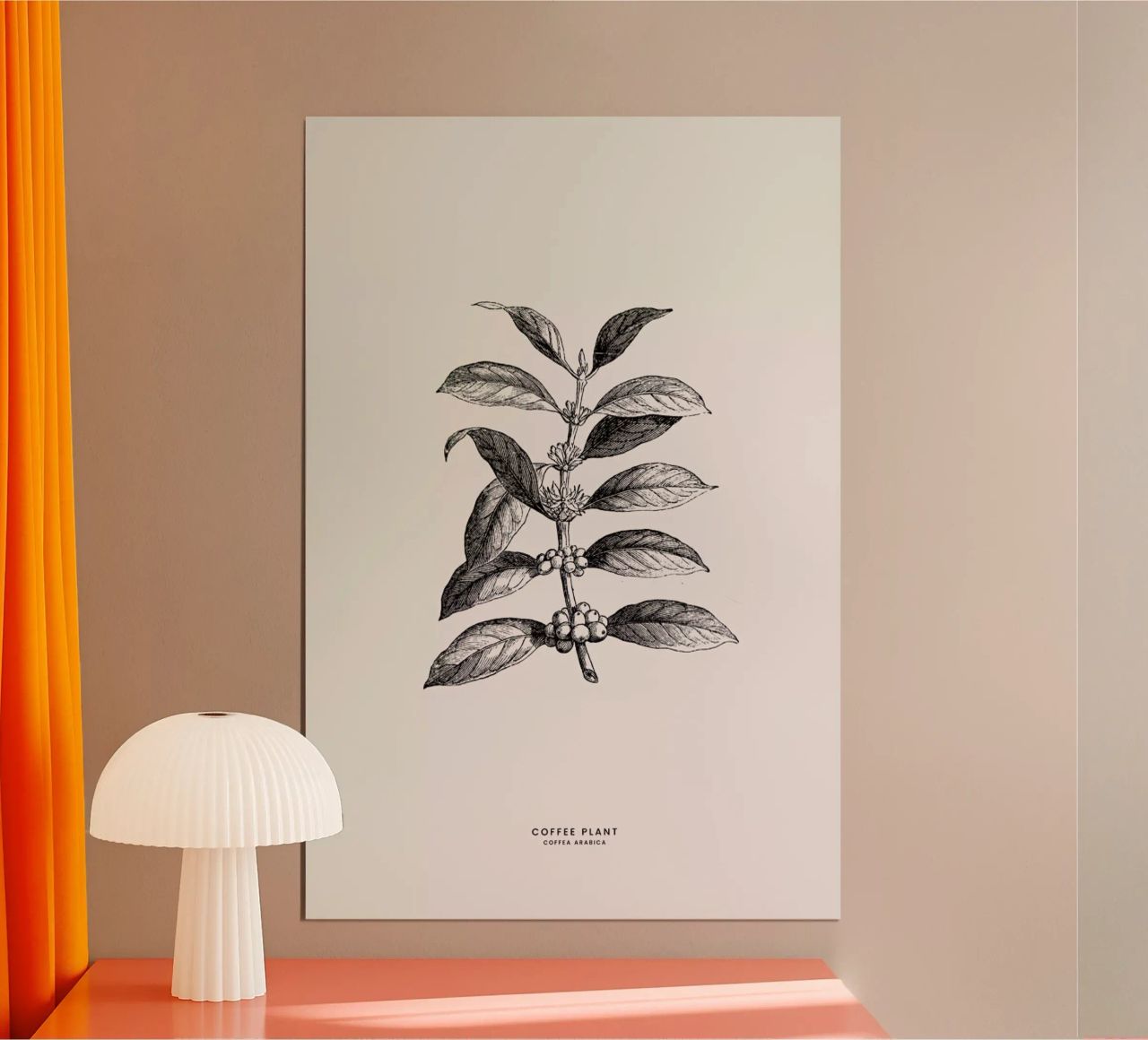 Coffee Plant Poster von Flora & Fauna
