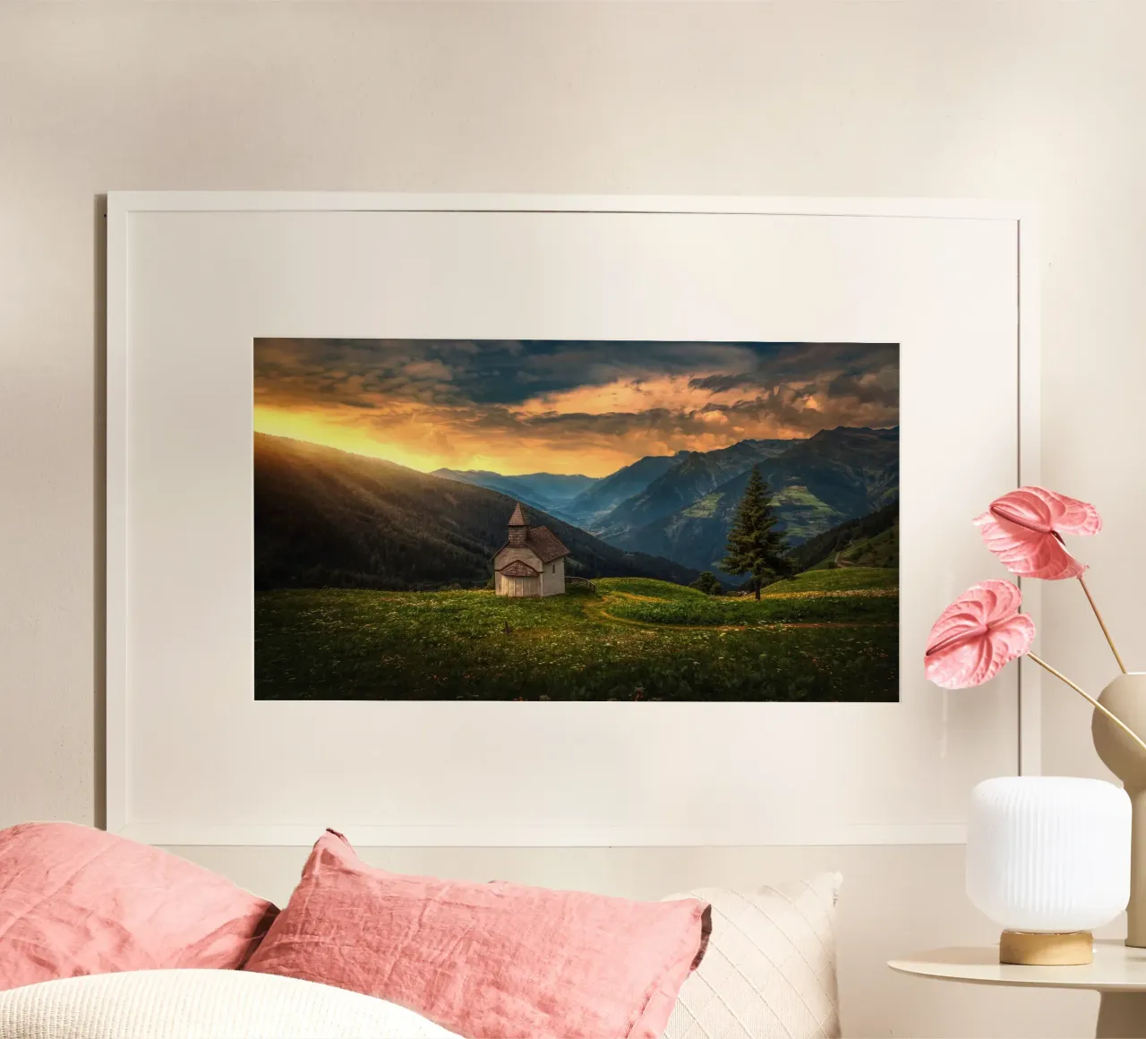 città natura 17 poster con telaio in legno da Bttn