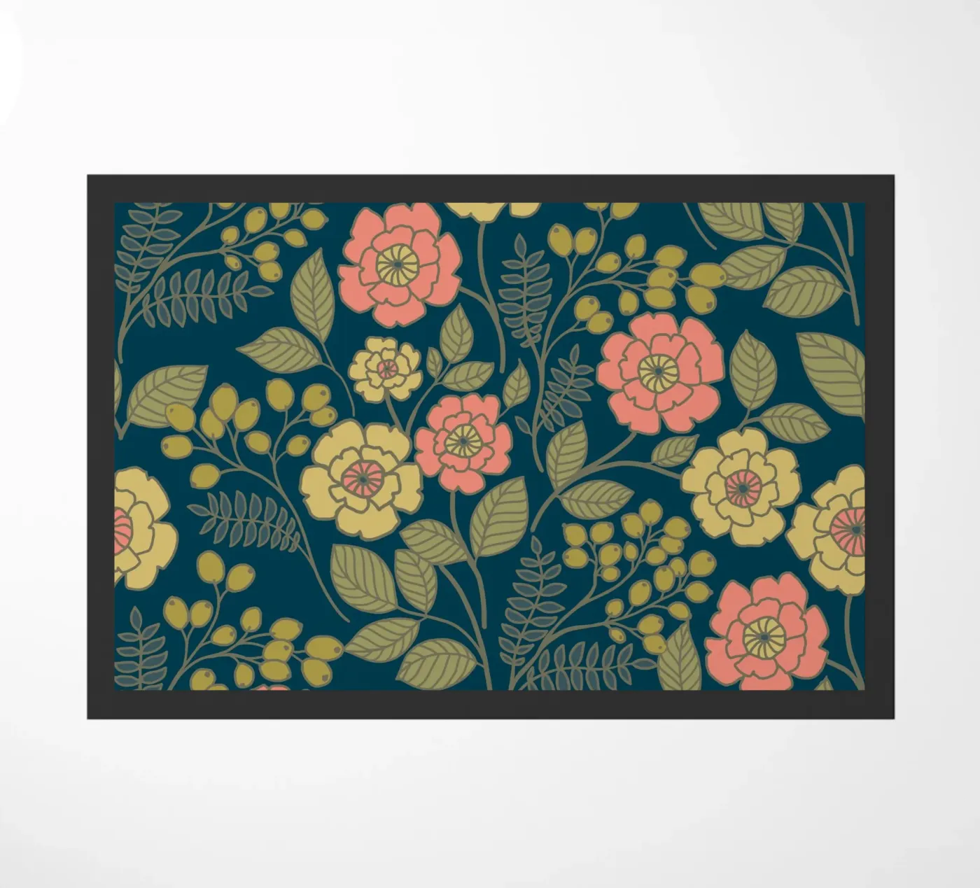 Whimsical floral pattern zerbino da AnnelyBlooms