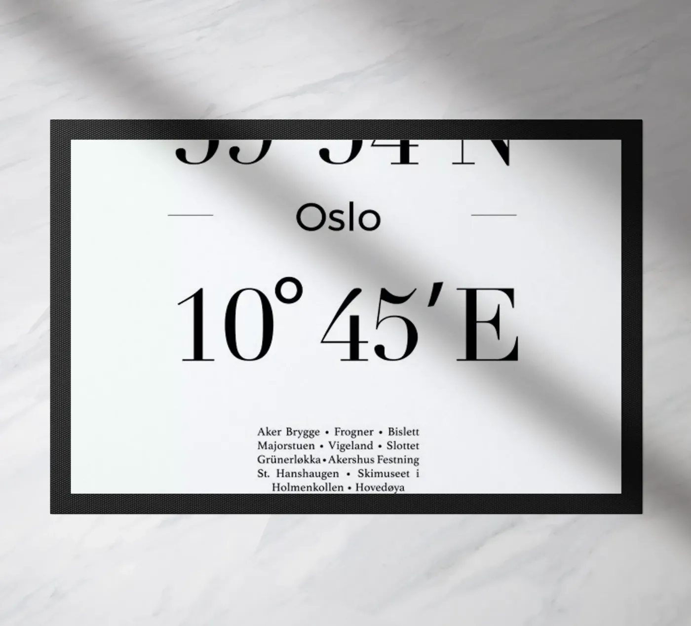 Helsinki deurmat van Studio One