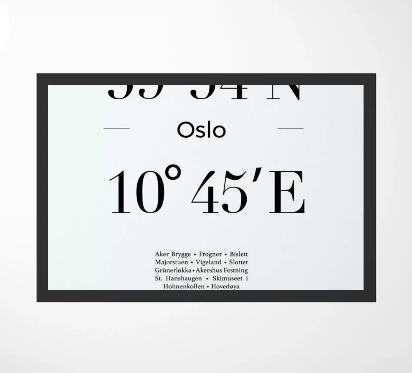 Helsinki deurmat van Studio One