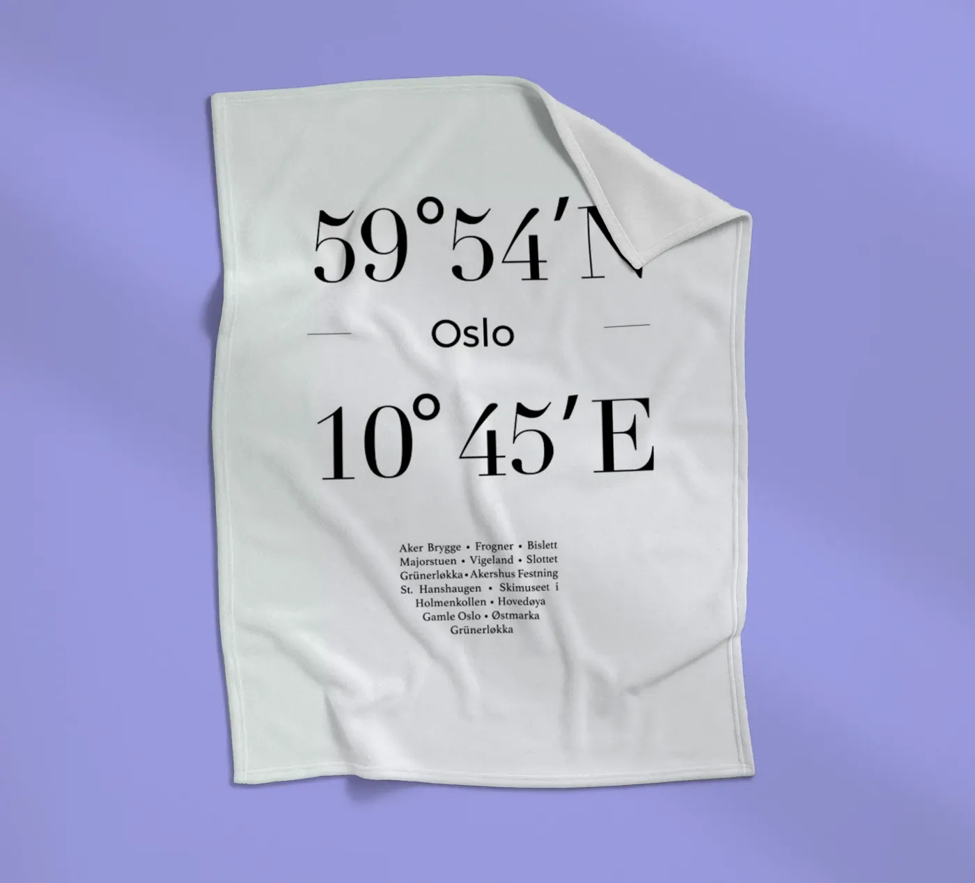 Helsinki fleecedeken van Studio One