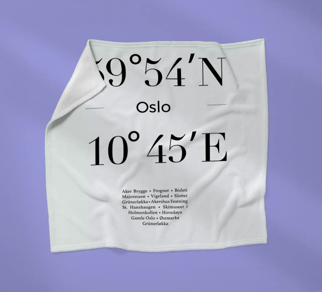 Helsinki coperta in pile da Studio One