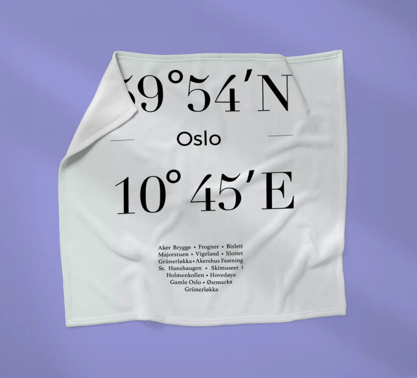 Helsinki fleecedeken van Studio One
