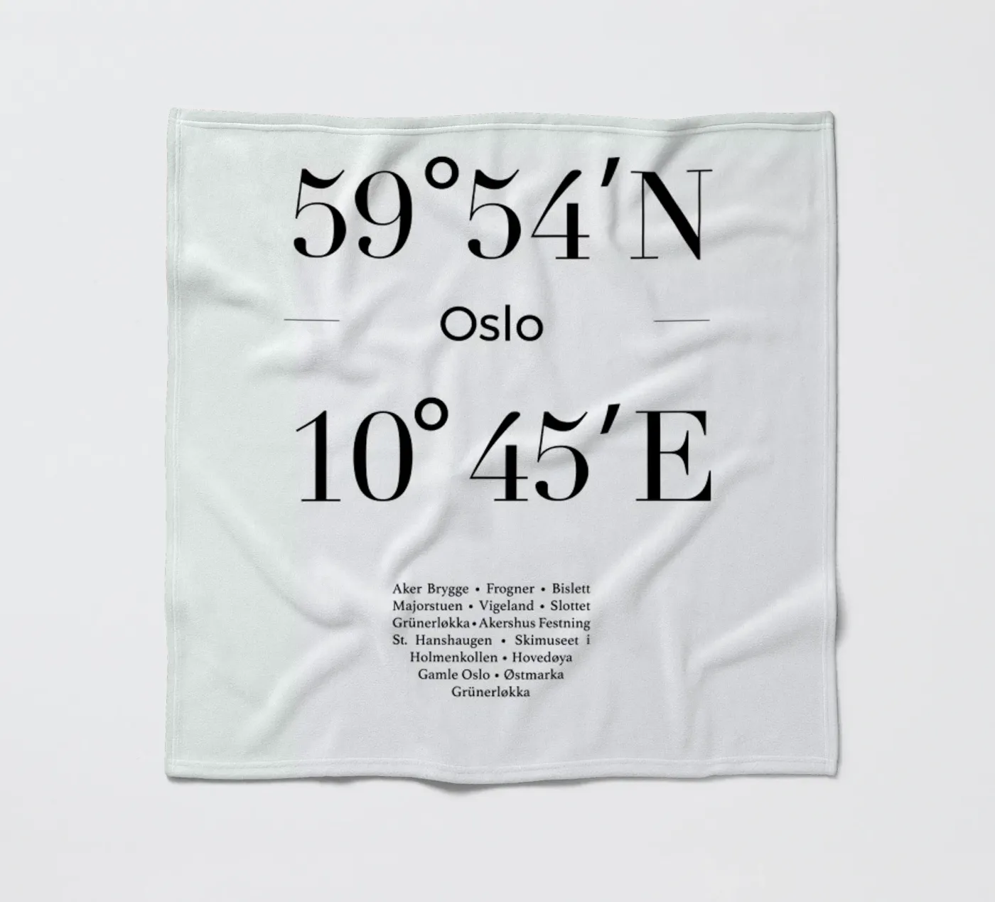 Helsinki fleecedeken van Studio One