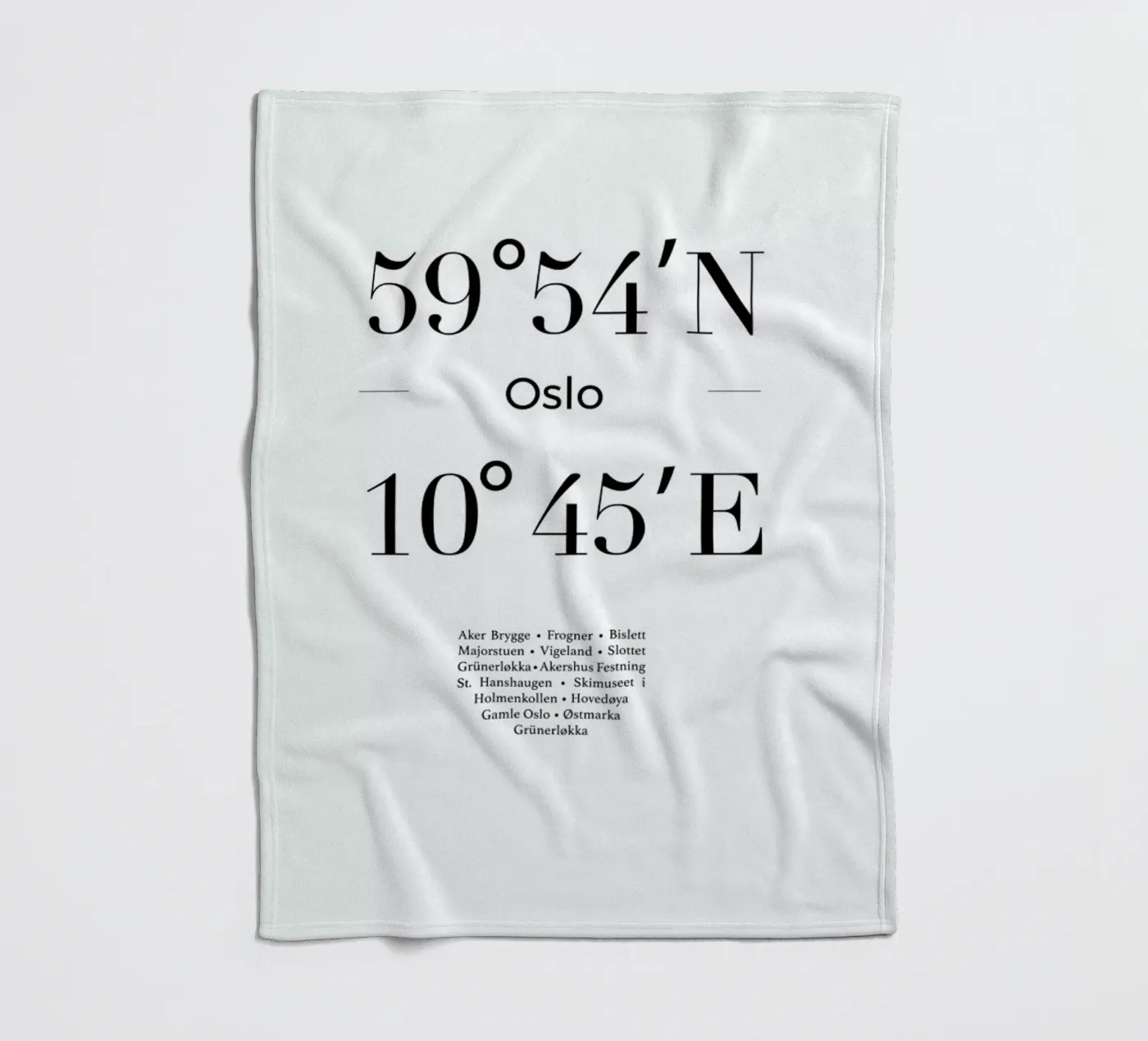 Helsinki fleecedeken van Studio One
