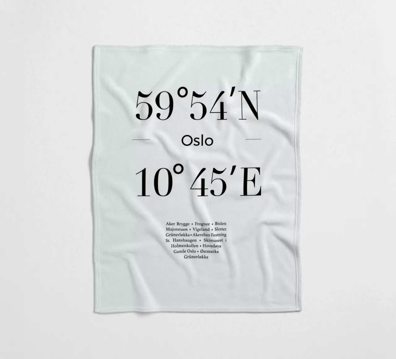 Helsinki coperta in pile da Studio One