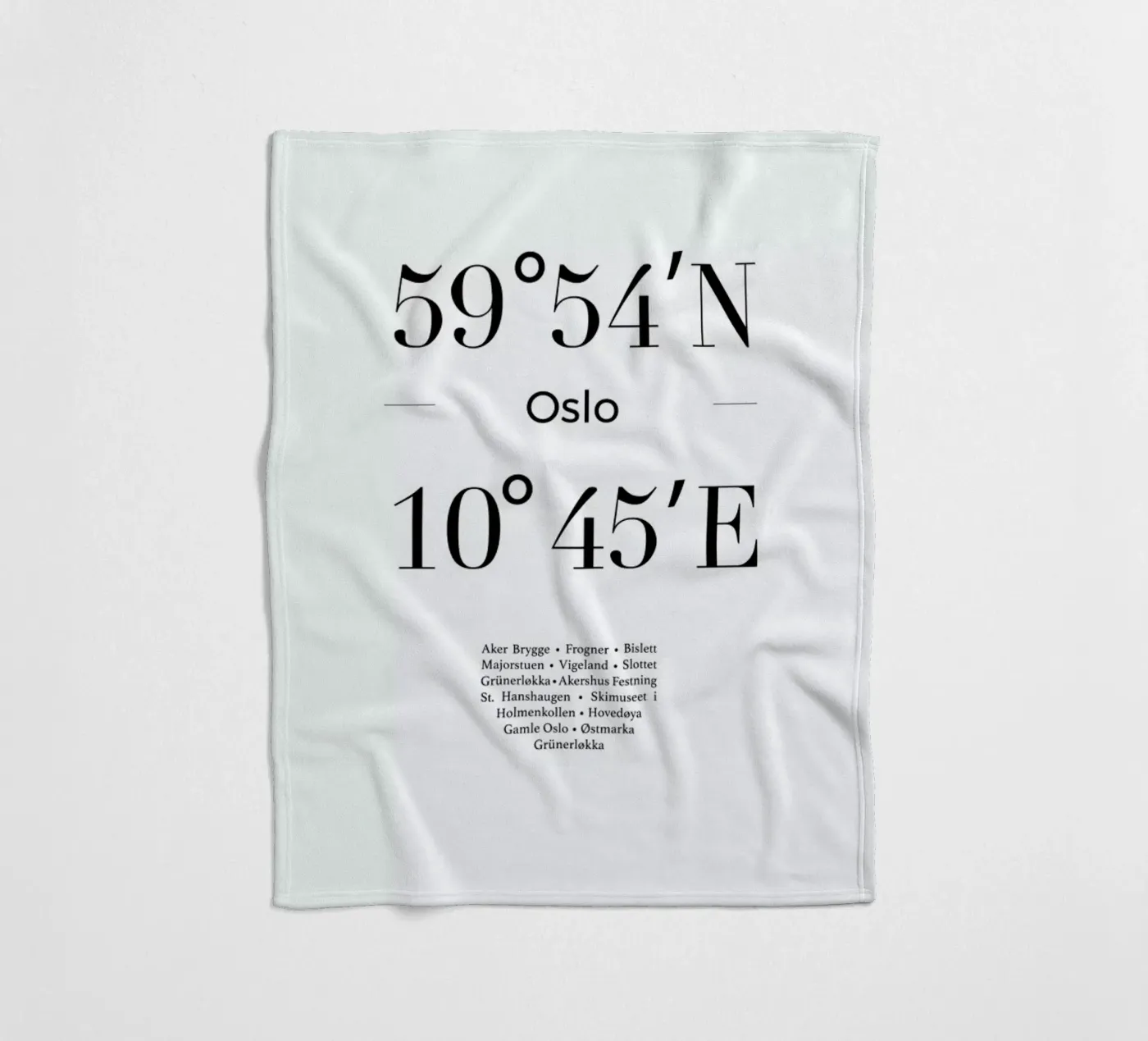 Helsinki fleecedeken van Studio One