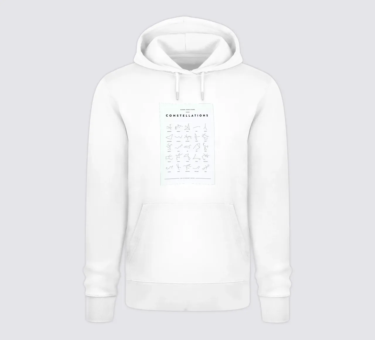Constellation Chart felpa con cappuccio da daylight design studio