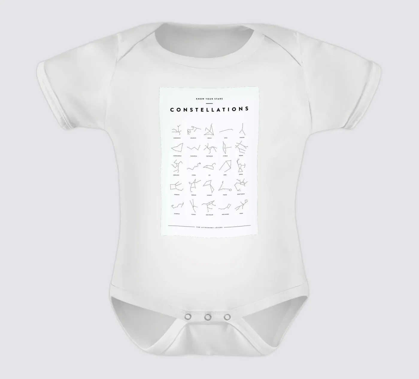 Constellation Chart body bébé de daylight design studio