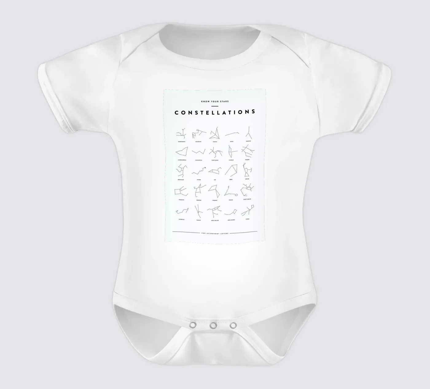 Constellation Chart body bébé de daylight design studio