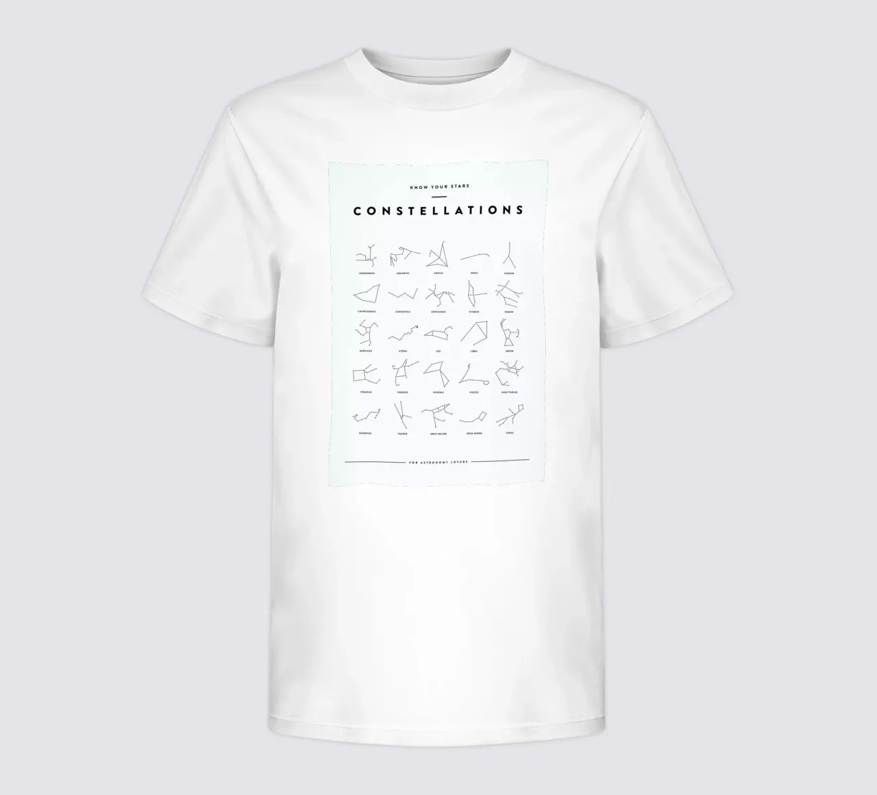 Constellation Chart t-shirt bambini da daylight design studio