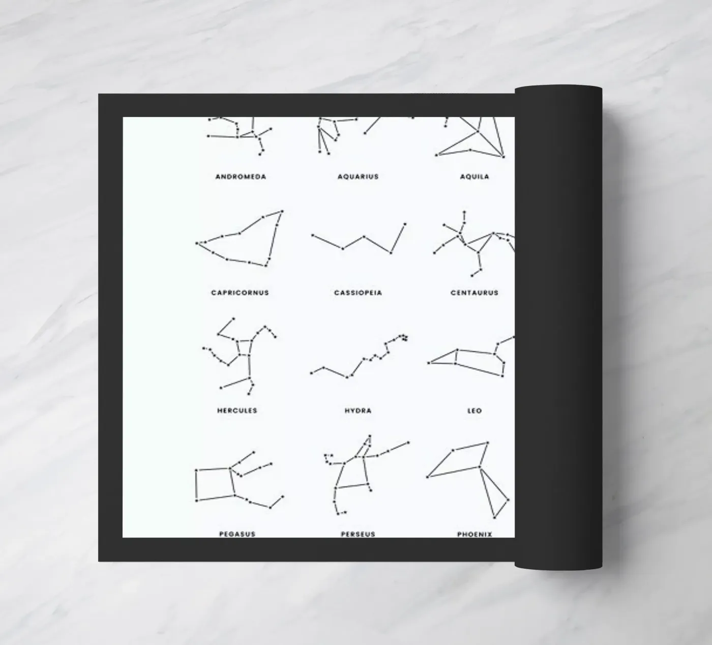 Constellation Chart Fußmatte von daylight design studio