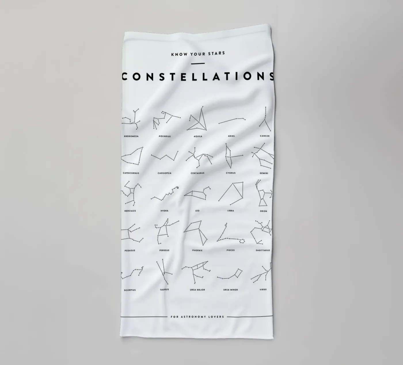 Constellation Chart badhanddoek van daylight design studio