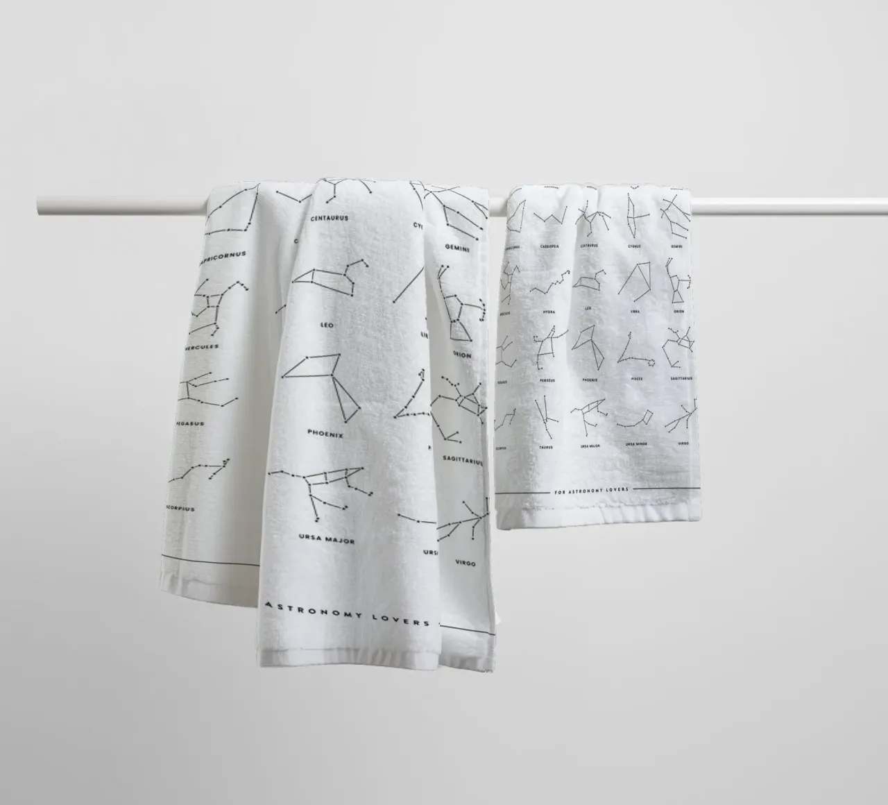 Constellation Chart asciugamano da bagno da daylight design studio