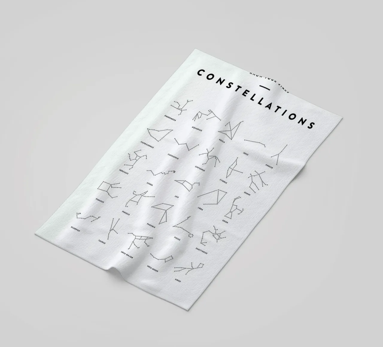 Constellation Chart telo mare da daylight design studio