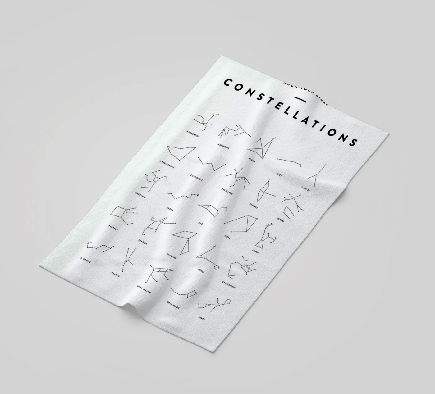 Constellation Chart telo mare da daylight design studio