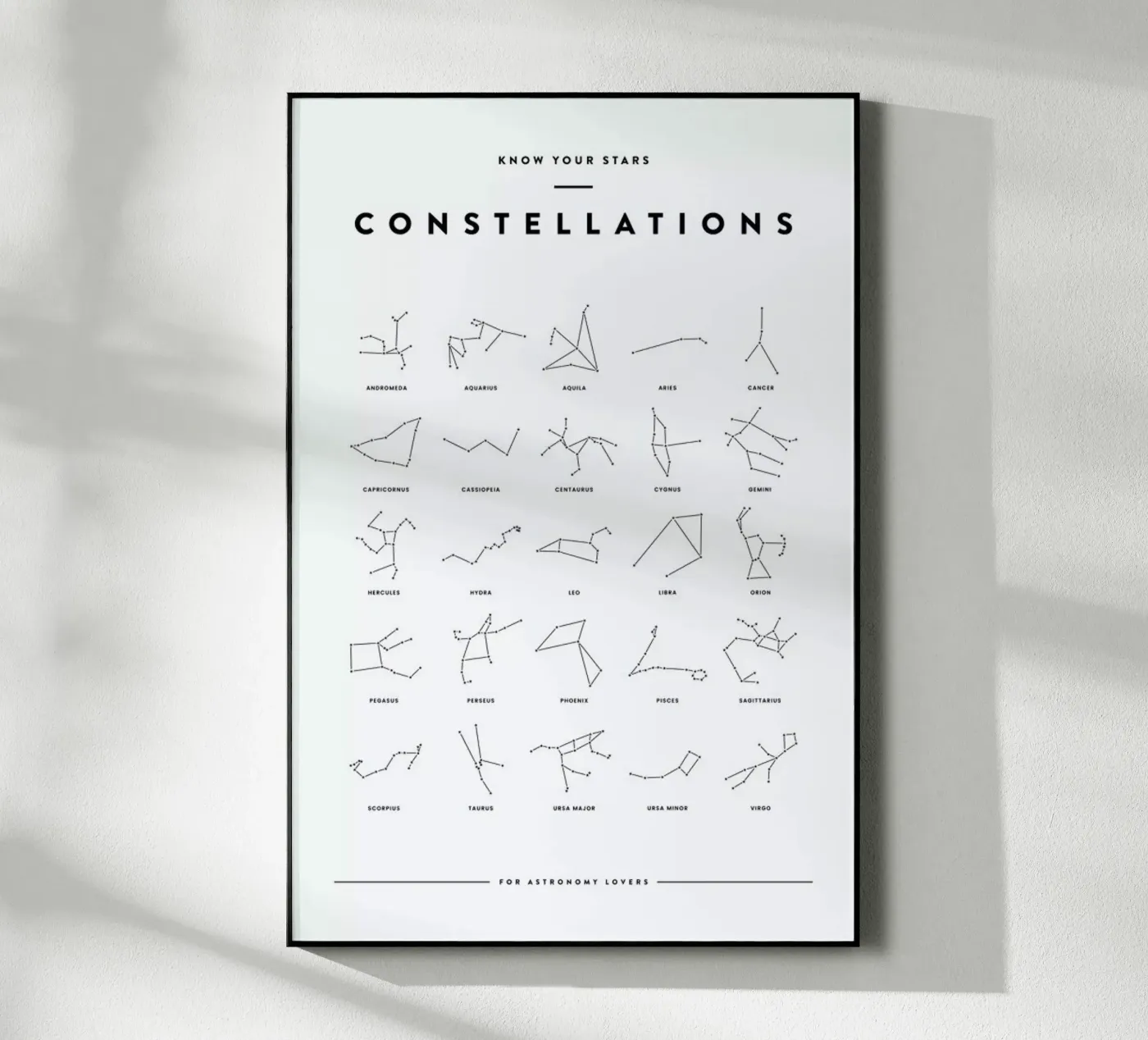 Constellation Chart plexiglas de daylight design studio