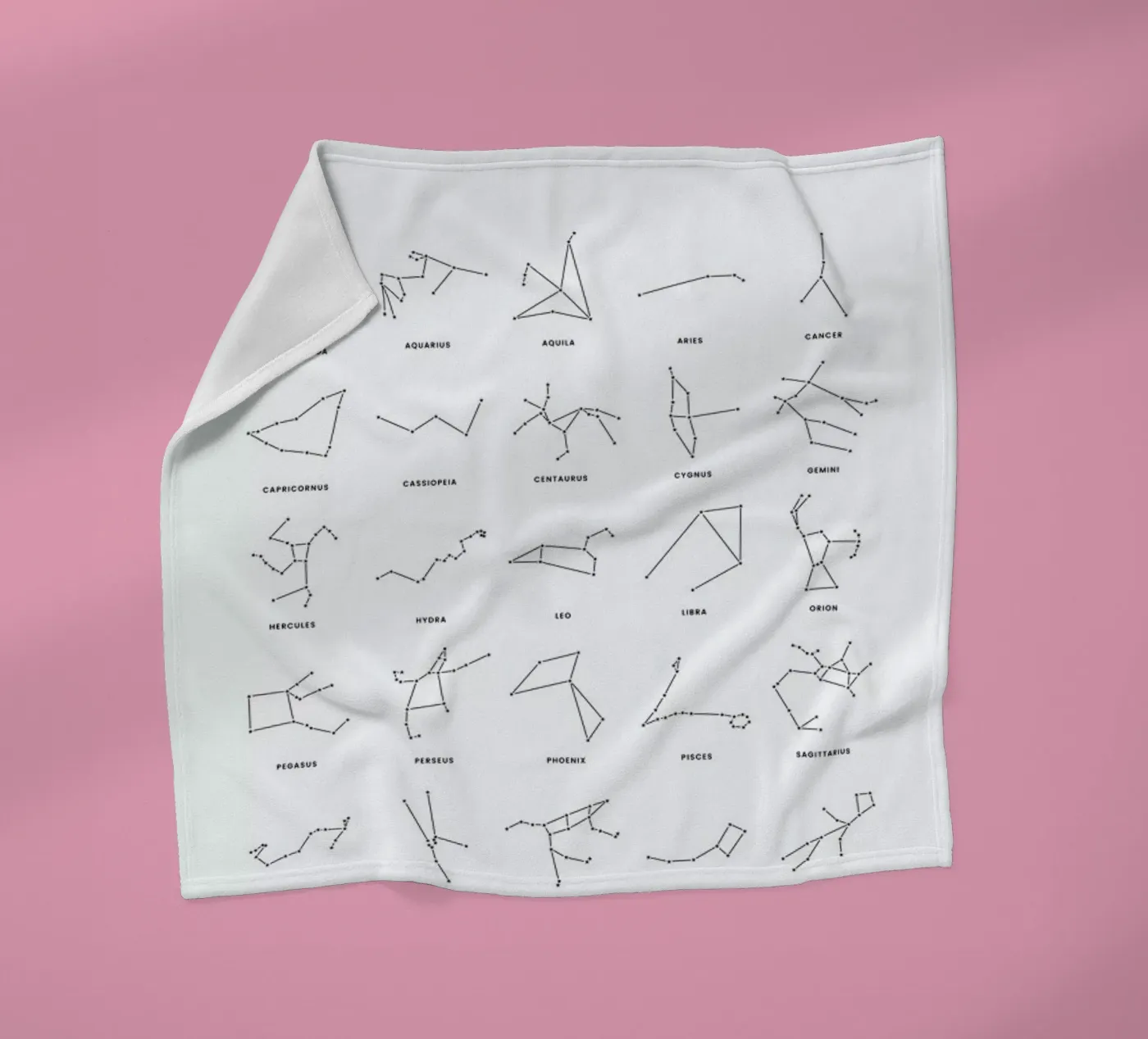 Constellation Chart Fleecedecke von daylight design studio