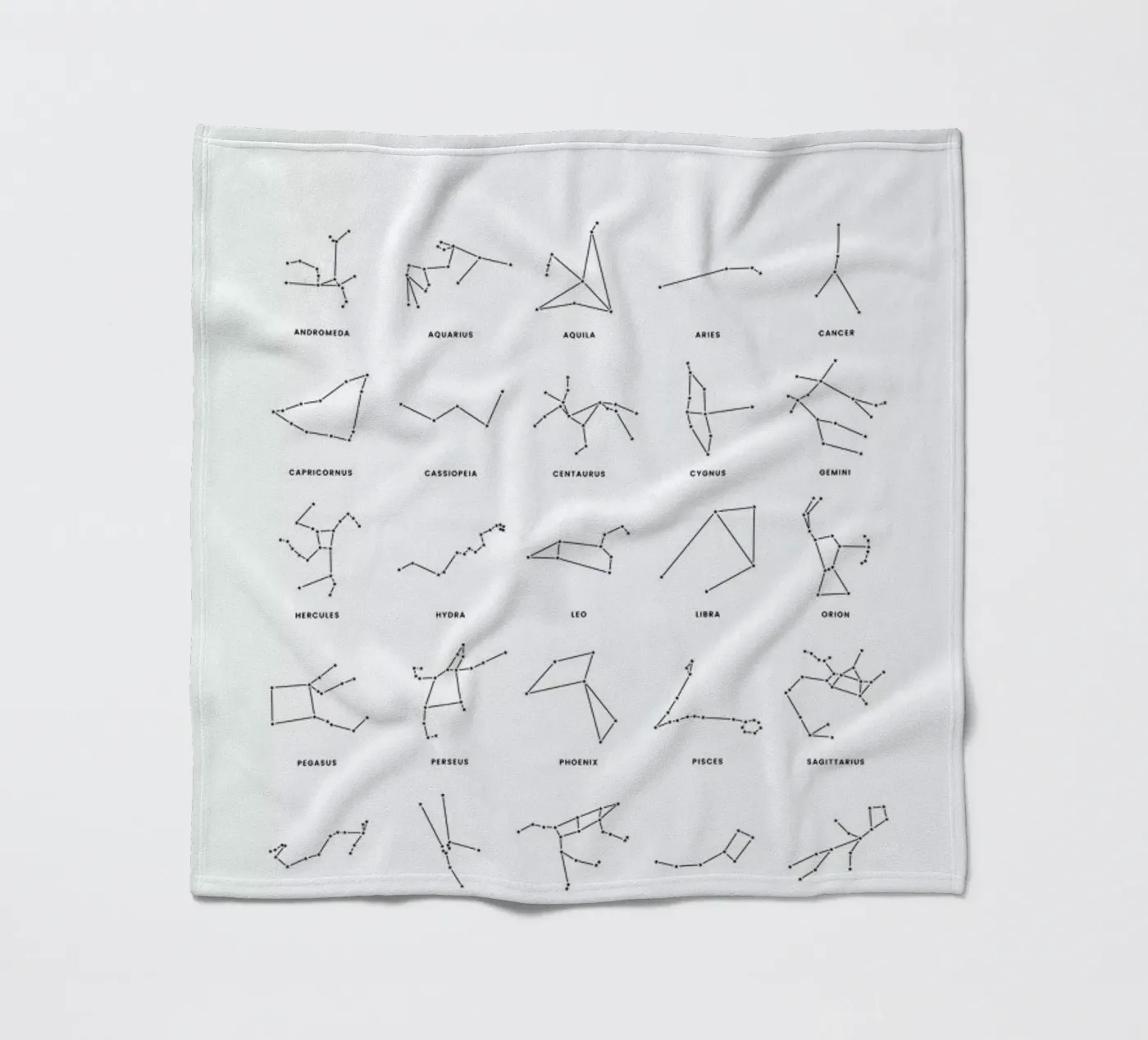 Constellation Chart Fleecedecke von daylight design studio