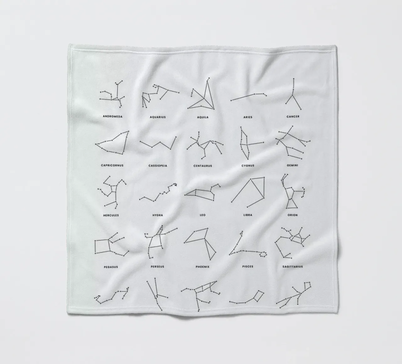 Constellation Chart Fleecedecke von daylight design studio