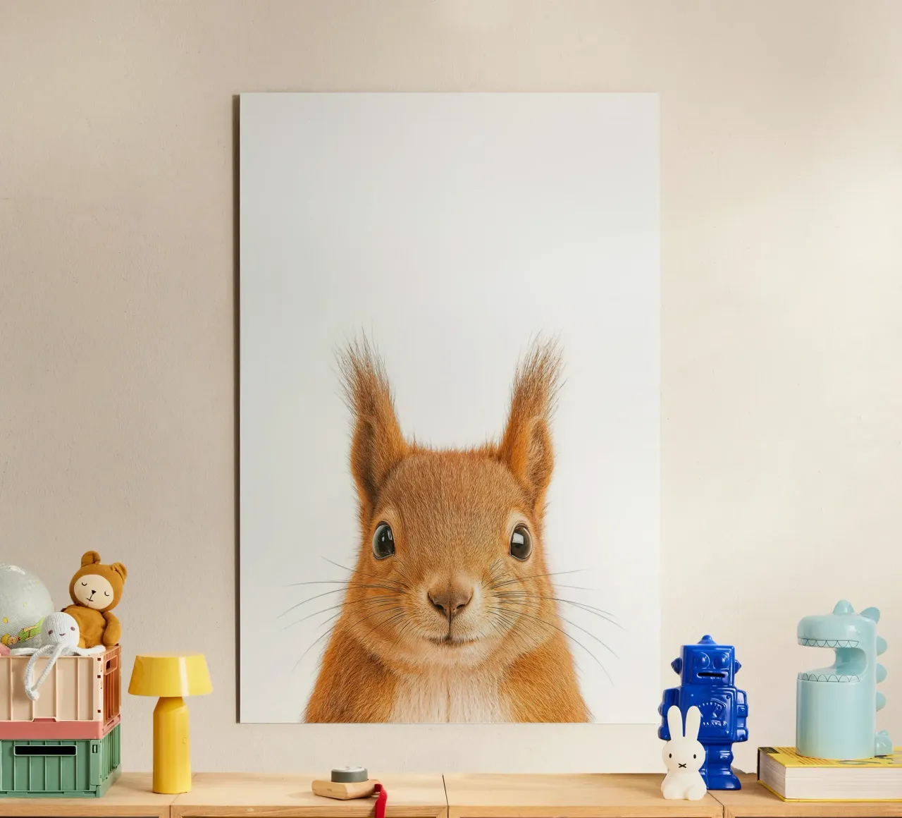 Studio Critter No. 2 - Nuts About You alluminio dibond da KidzStudio